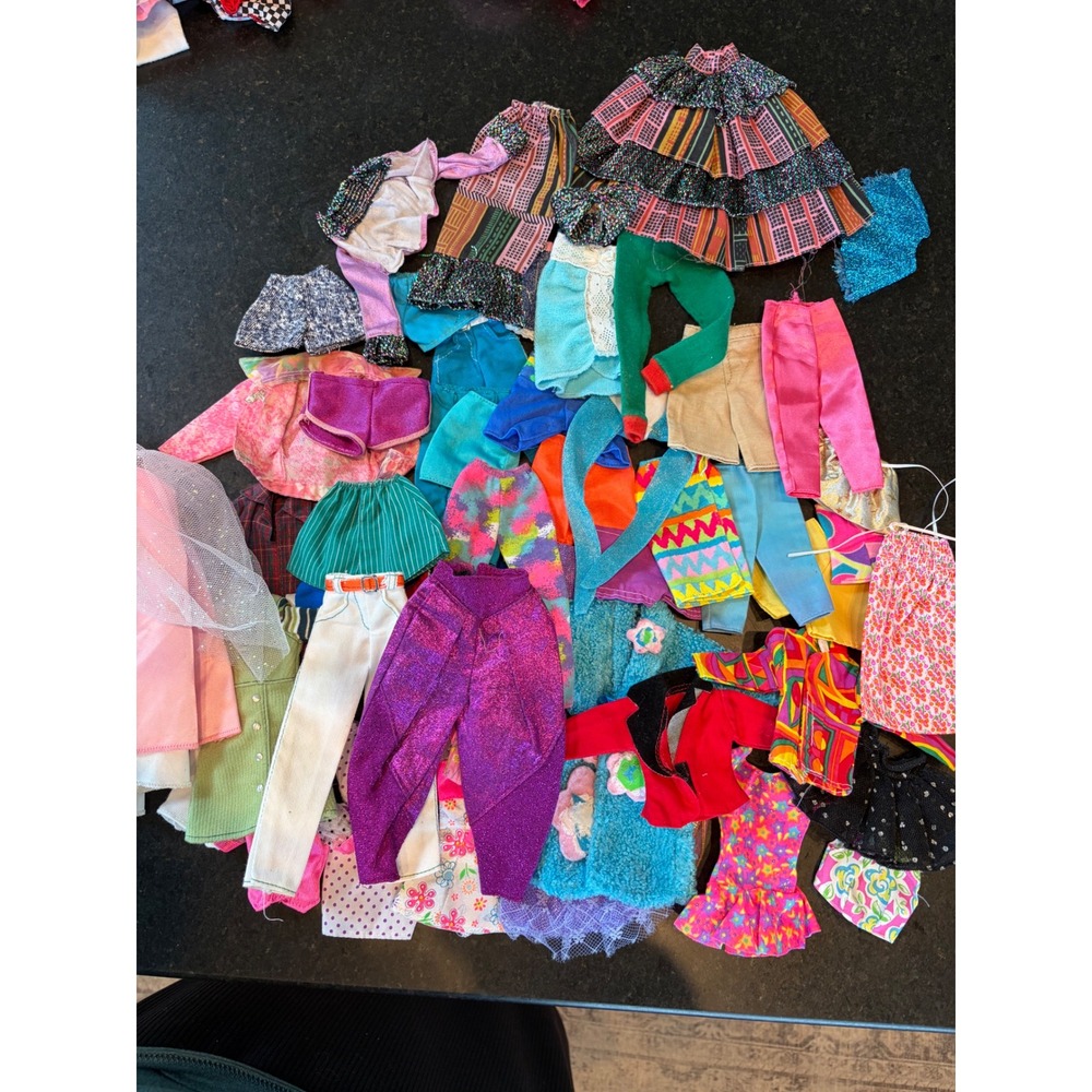 Vintage 90's Barbie mixed lot pants skirts dresses Ken 50 pieces